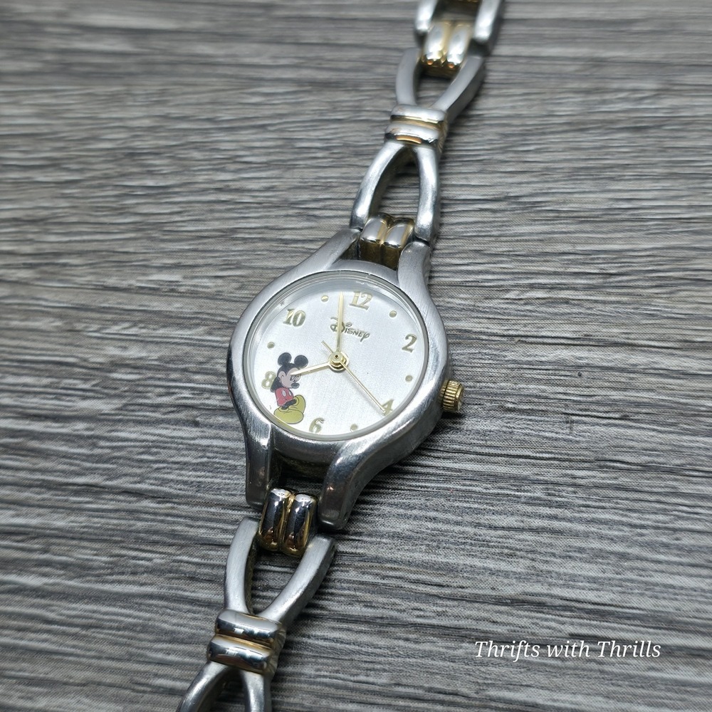 Women's DISNEY Mickey Mouse Petite Two-Tone Bracelet Watch - MC0211